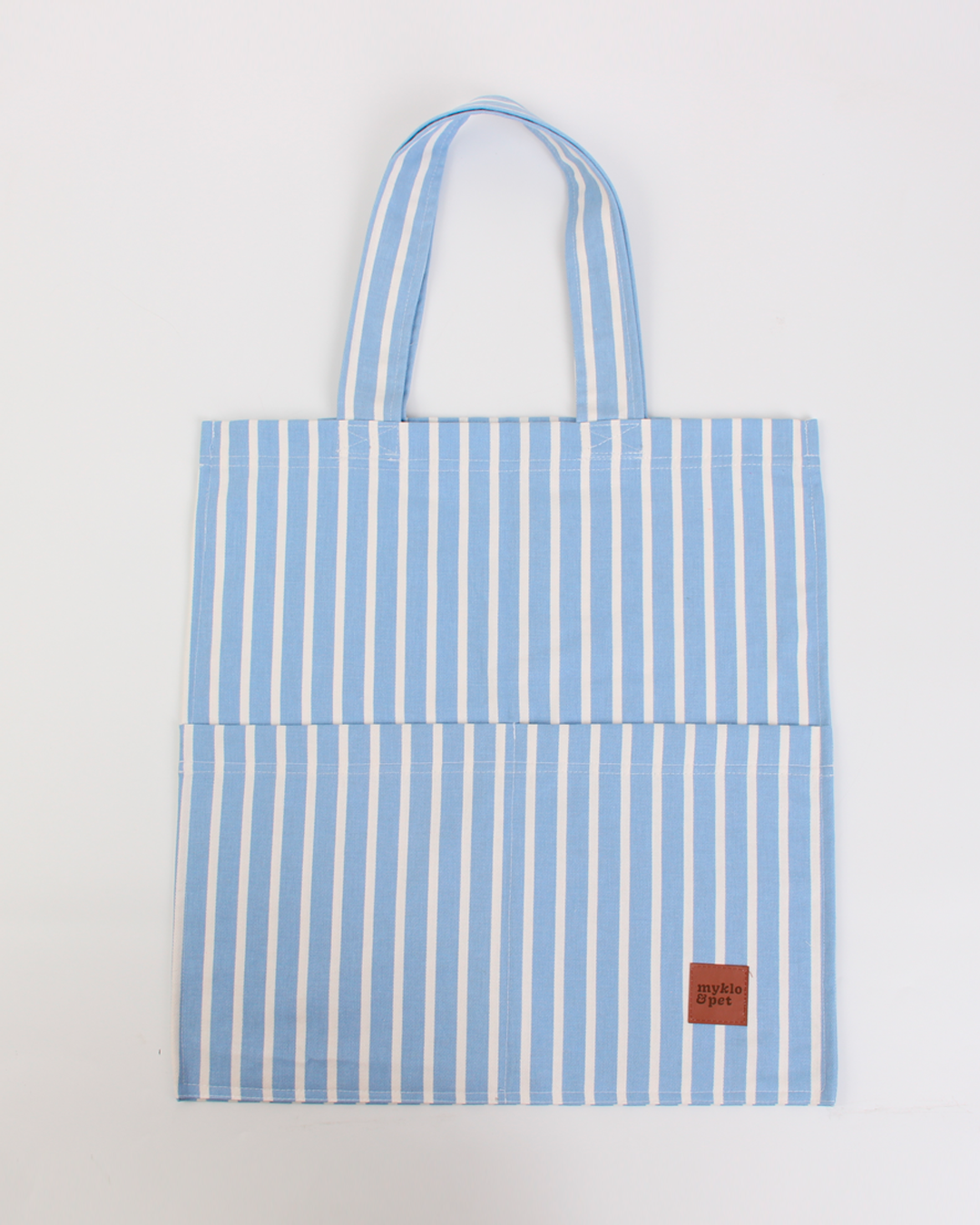 ECOBAG MYKLO LISTRAS AZUL