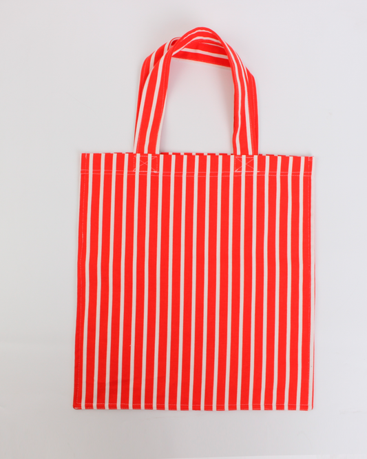 ECOBAG MYKLO LISTRAS VERMELHA