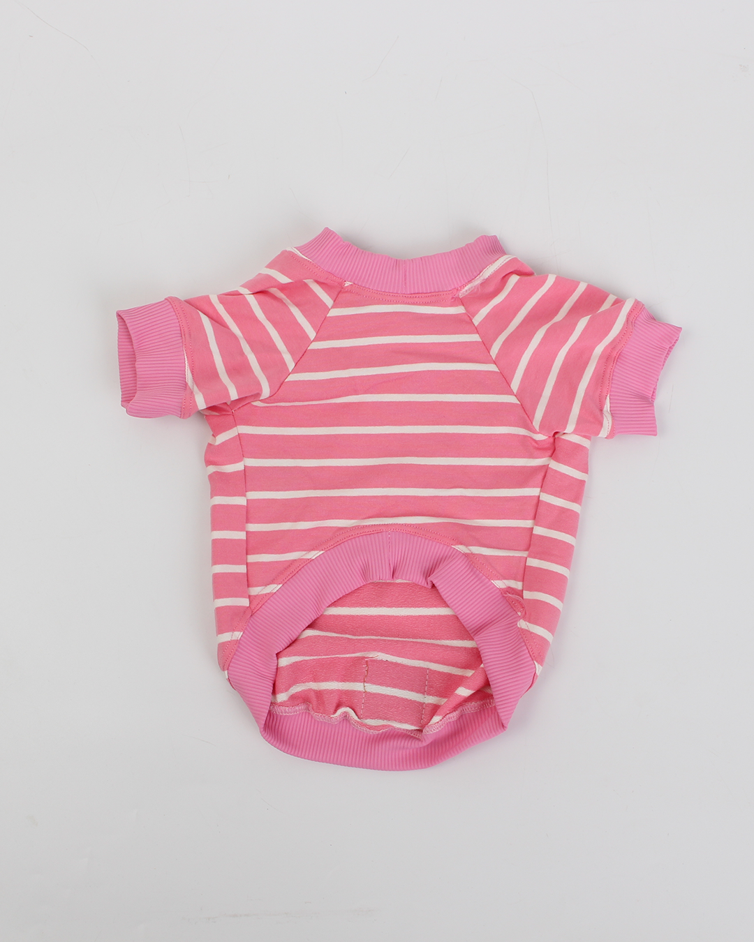 CAMISETA PARA PET LISTRAS ROSA PEEPO
