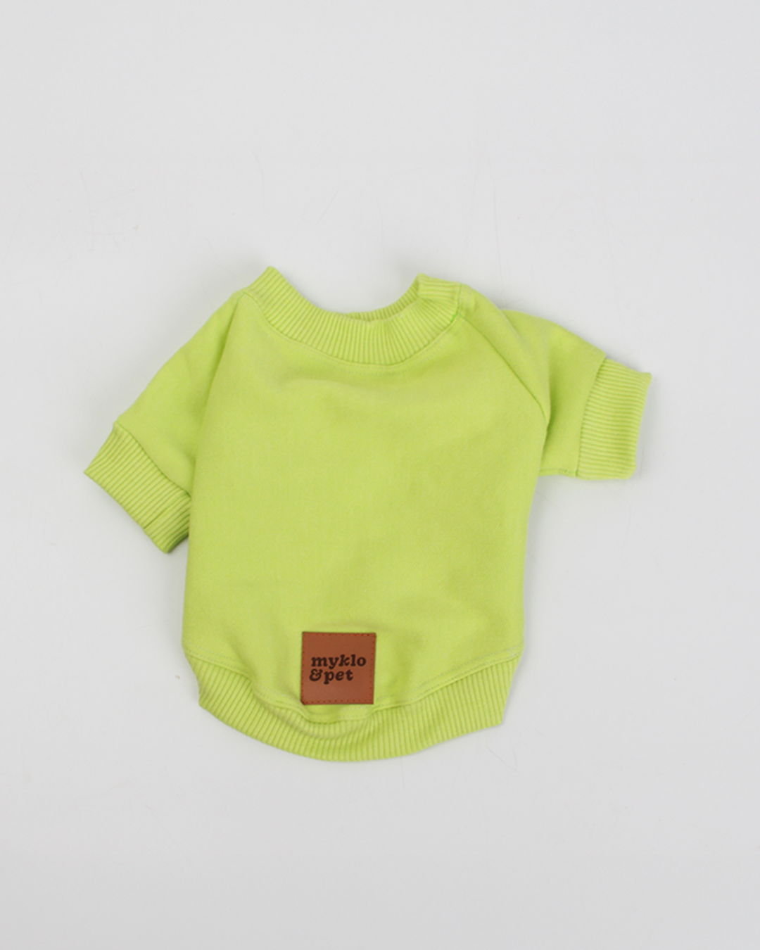 MOLETOM BÁSICO PARA PET VERDE NEON