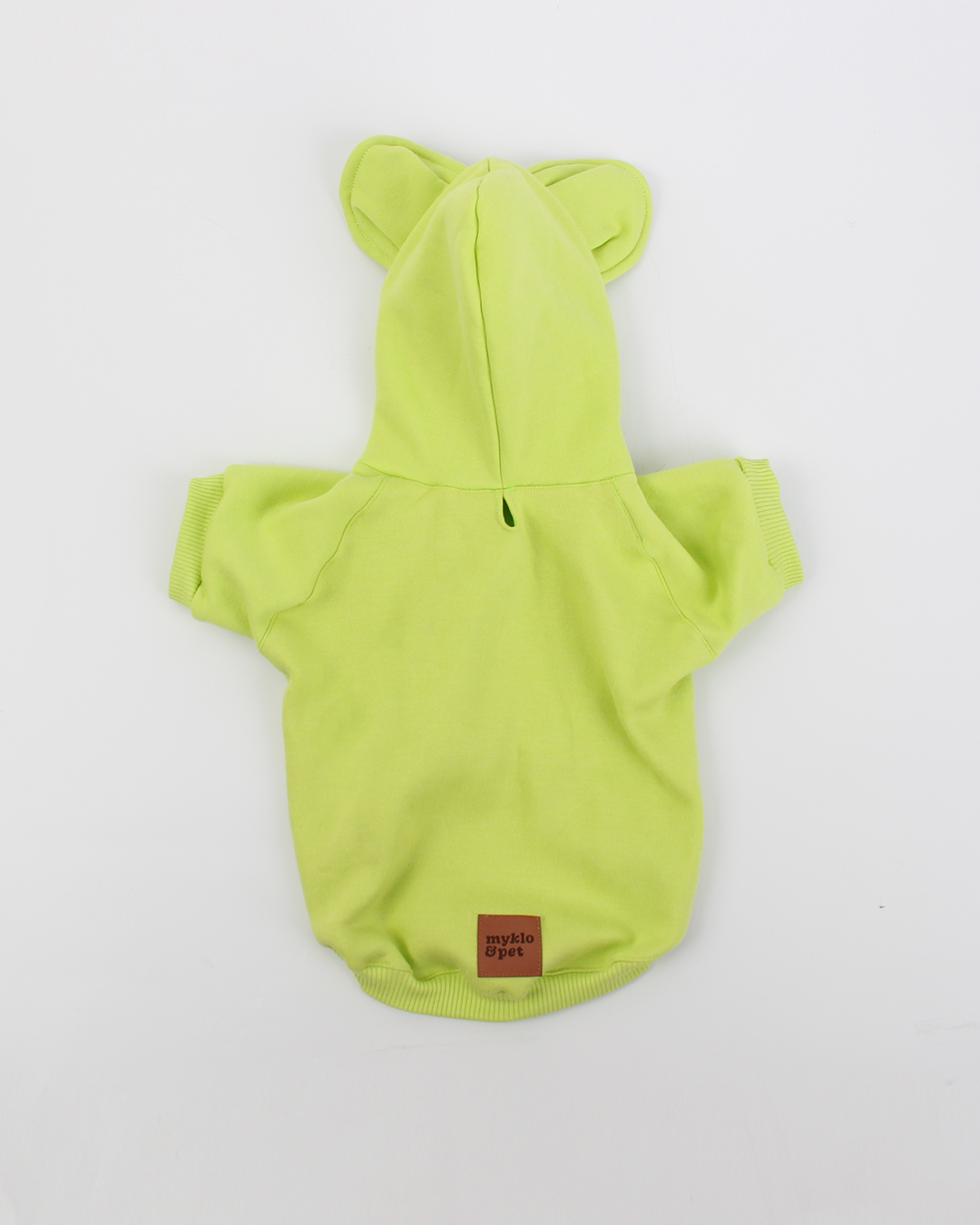 MOLETOM PARA PET URSO VERDE MAÇÃ
