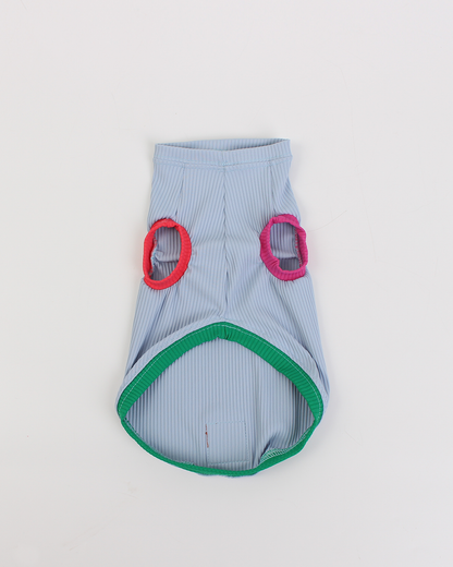 REGATA PARA PET COM PROTEÇÃO UV AZUL BRISA