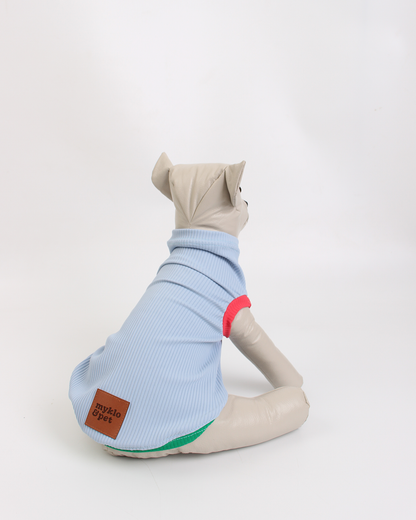 REGATA PARA PET COM PROTEÇÃO UV AZUL BRISA