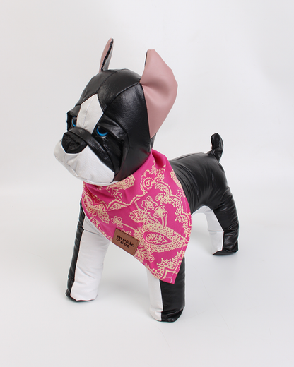 BANDANA PARA PET LENÇO ROSA