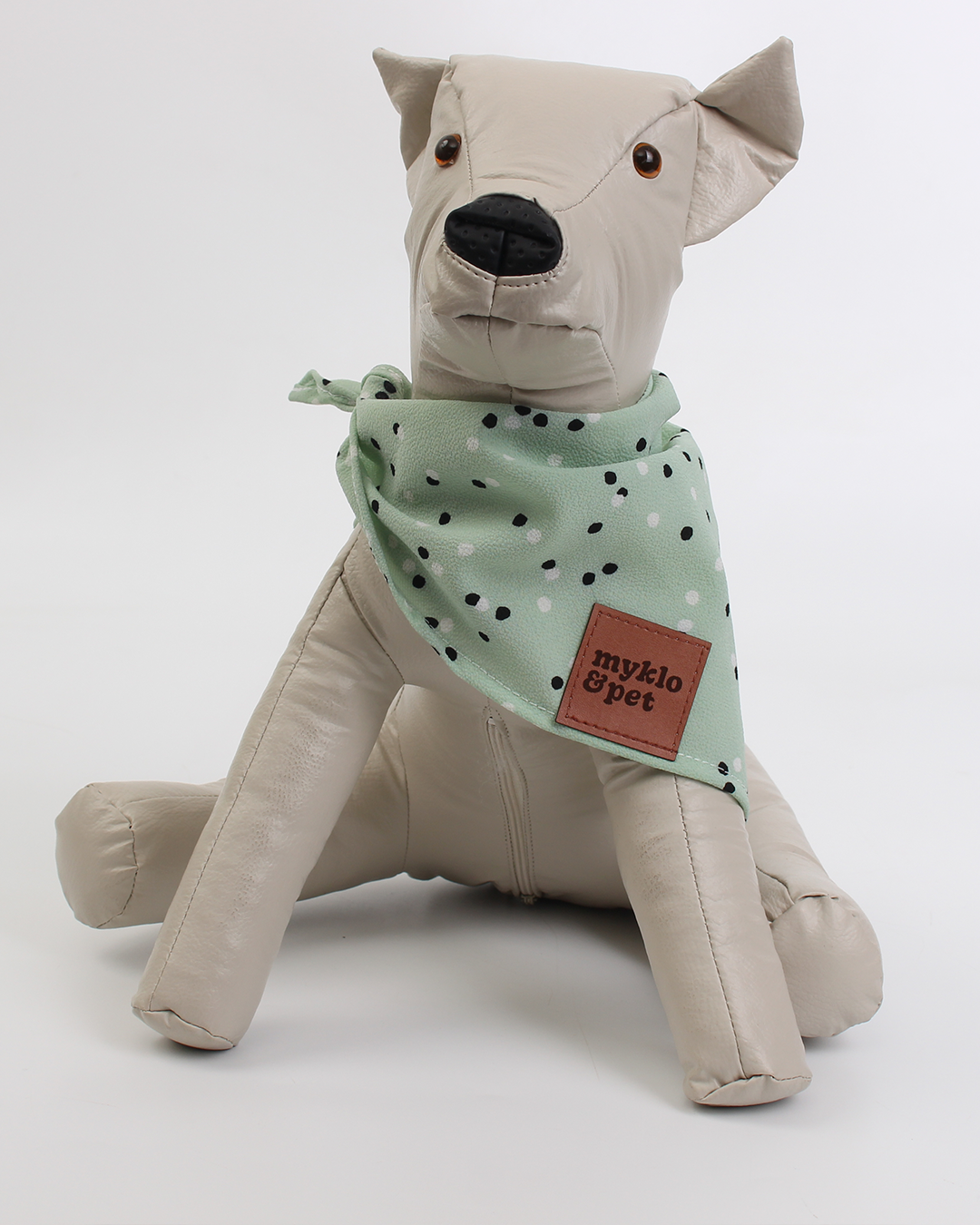BANDANA PARA PET DOTS VERDE