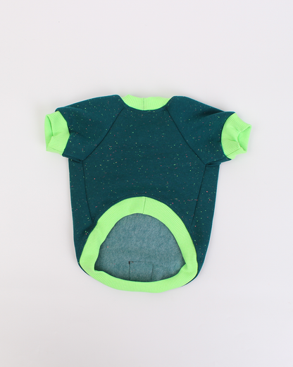MOLETOM PARA PET BOTONÊ MENTA