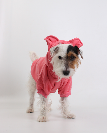 MOLETOM PARA PET URSO ROSA FLAMINGO