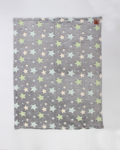MANTA FLEECE BOWIE BRILHA NO ESCURO PARA PET