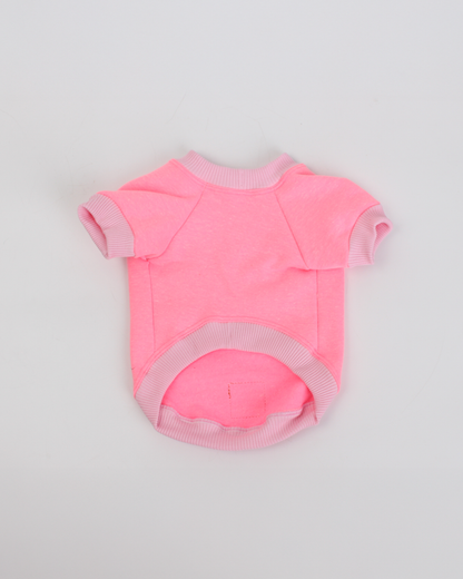 MOLETOM BÁSICO PARA PET ROSA NEON FOFO