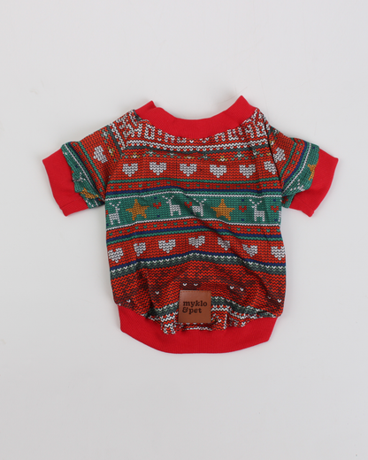 CAMISETA PARA PET HELLO NATALINA