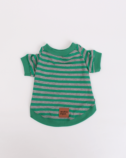 CAMISETA GREEN TEA STRIPE Myklo And Pet